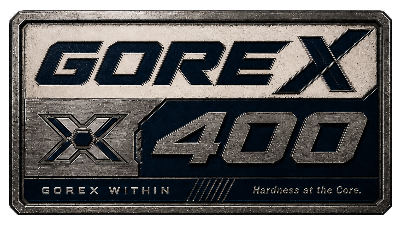 GOREX 400 metallbricka